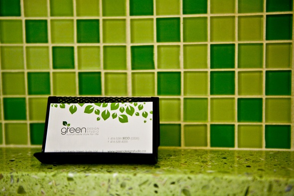 Green Design Studio card
