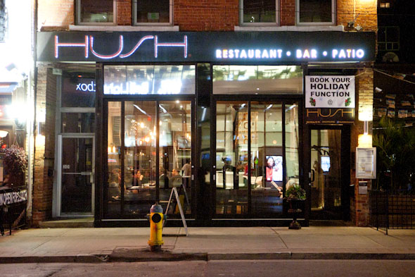 Hush Restaurant Toronto