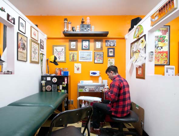 TCB Tattoo "At a lot of [tattoo] shops you walk in and there's a front room 