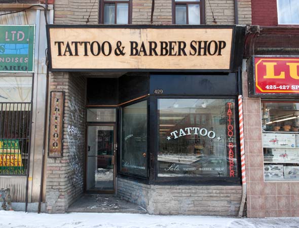 Find out more in my profile of Sal's Tattoo & Barber Shop.