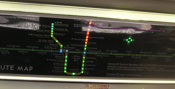 Ttc Subway Map. subway systems through the