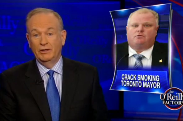 Oreilly Factor rob ford