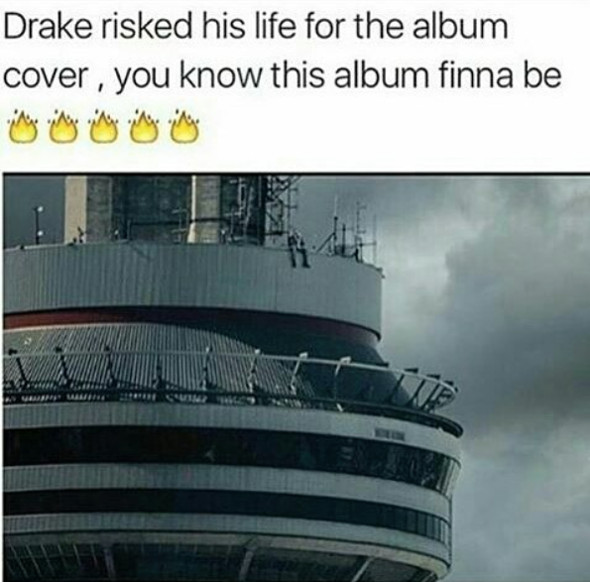 Drake's new album cover inspires internet memes
