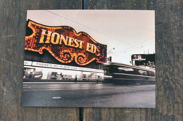 Honest Eds postcard