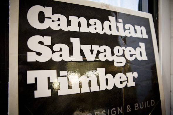 Canadian Salvaged Timber