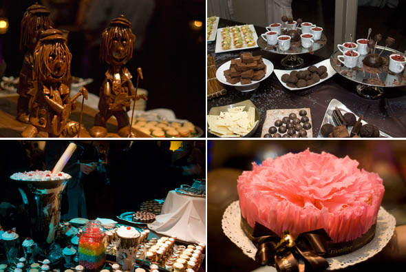 the spread at Chocolate Ball