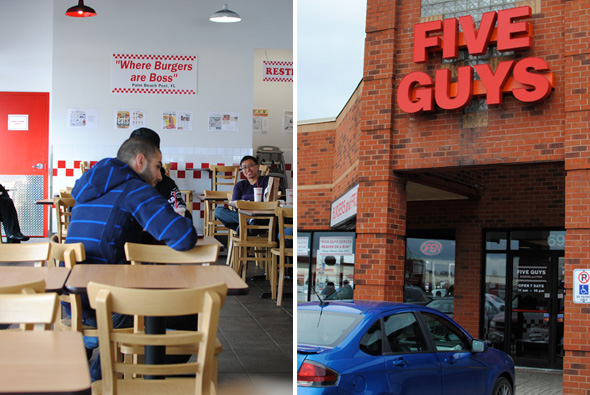 Five Guys Burgers Fries Toronto