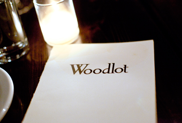 woodlot menu