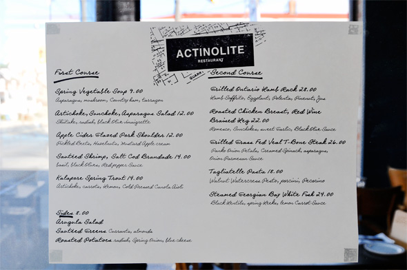 Actinolite Restaurant
