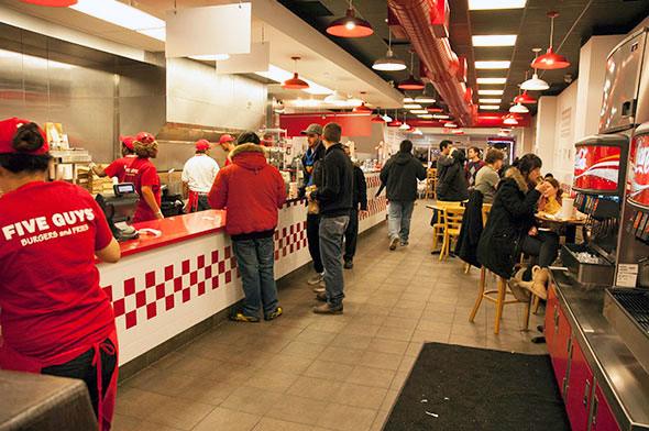 Five Guys Burgers and Fries (Yonge St.) - blogTO - Toronto