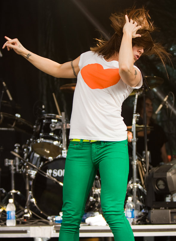 Melanie C on stage at Pride Toronto