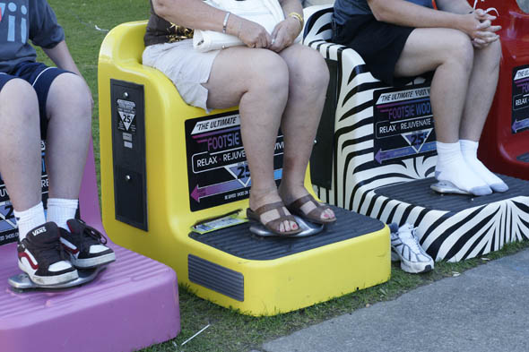 Footsie-Wootsie foot massages for just 25 cents at The CNE