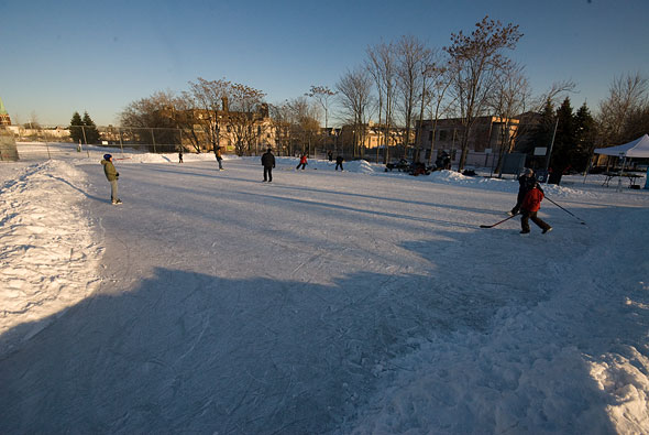 Sorauren Park Natural Hockey Rink