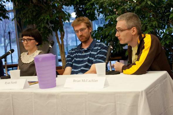 The Talking Webcomics panel