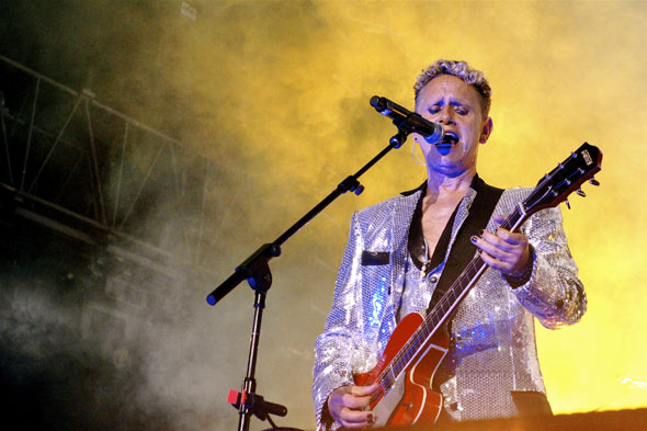 Martin Gore at Depeche Mode concert in Toronto