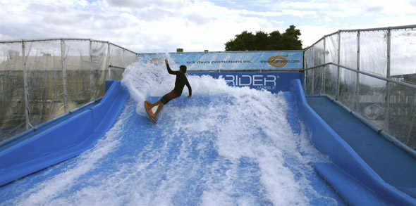 Flowrider demo at the CNE