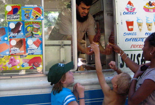 ice cream truck kids