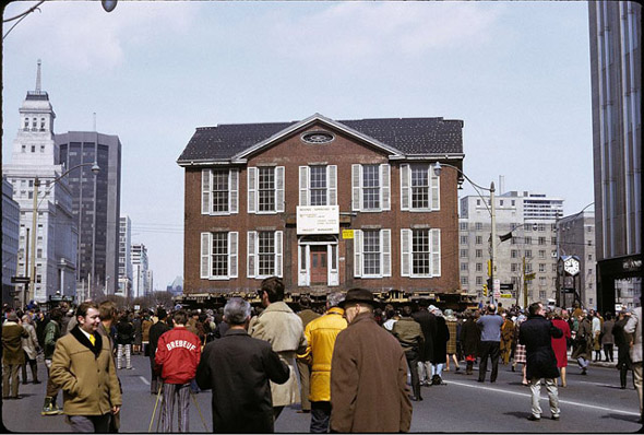 Campbell House moves - 1972