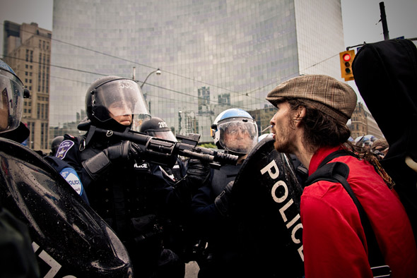 G20 police attack