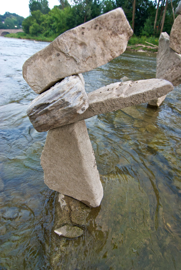 Humber River Rock Sculpture