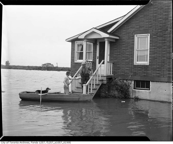 Toronto, Hurricane Hazel, October 15-16 1954