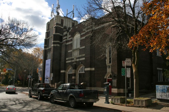 Side View of Bellefair Church on Queen Street East