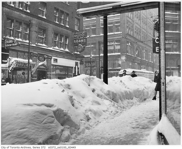 Toronto, snowstorm, December 11-12 1944