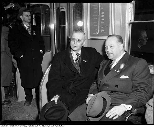 Toronto, Toronto Transit Commission, Toronto subway,Toronto subway opening, TTC, history, 1954