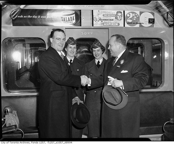 Toronto, Toronto Transit Commission, Toronto subway, Toronto subway, TTC, 1954