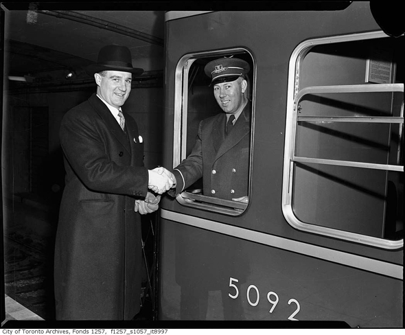 Toronto, Toronto Transit Commission, Toronto subway,Toronto subway opening, TTC, history, 1954