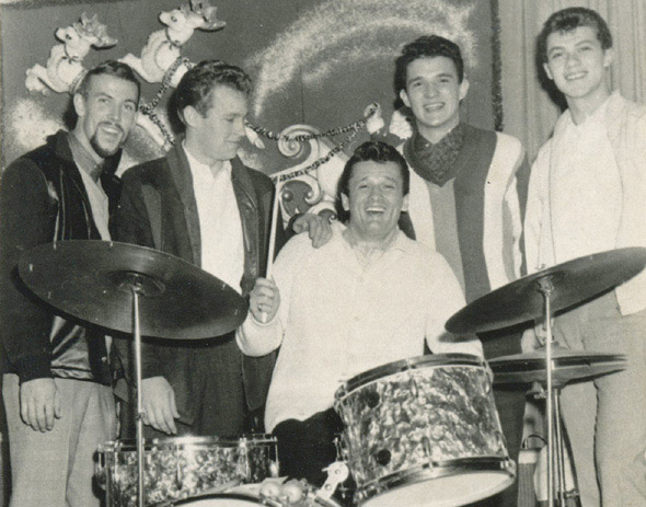 Ronnie Hawkins, Rick Danko, Robbie Robertson and others, early '60s