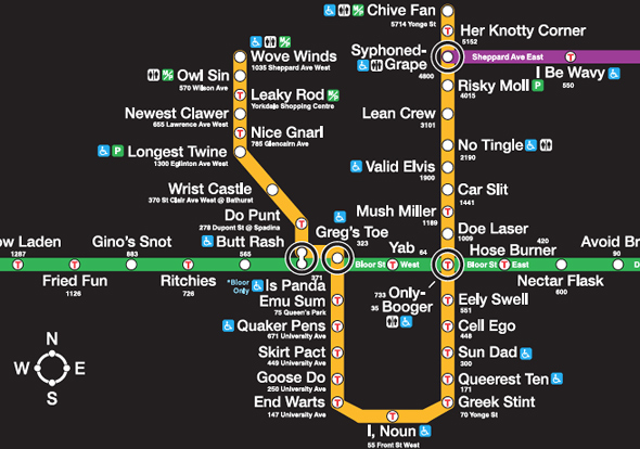 Ttc Map Subway