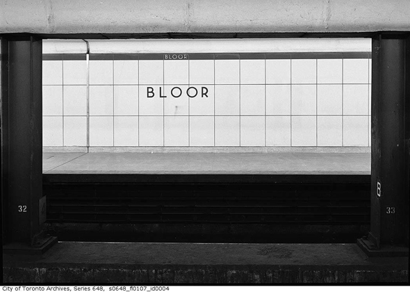 Toronto Subway Font TTC