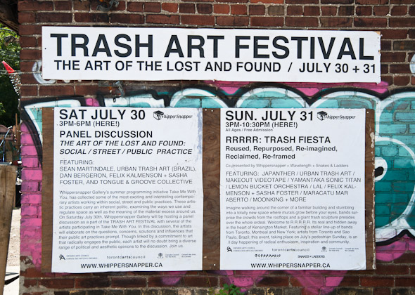 Urban Trash Art Toronto
