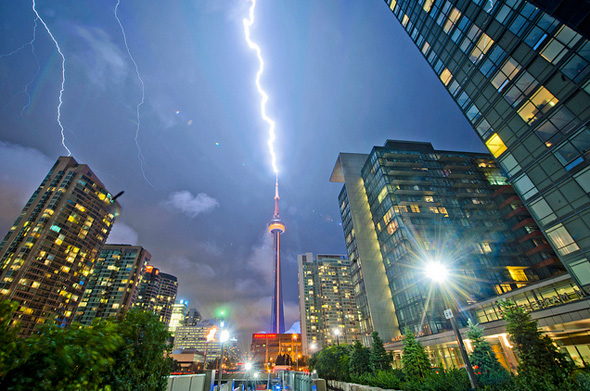 CN Tower Lightning