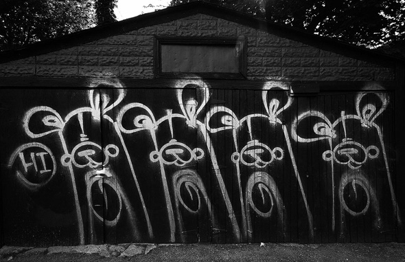 Poser Graffiti Rabbits