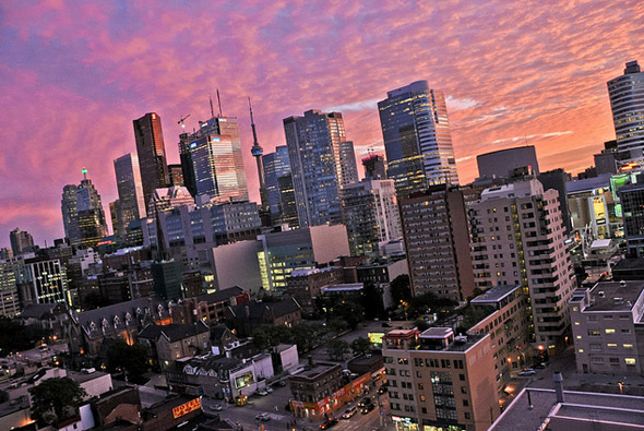 September Sunset Toronto