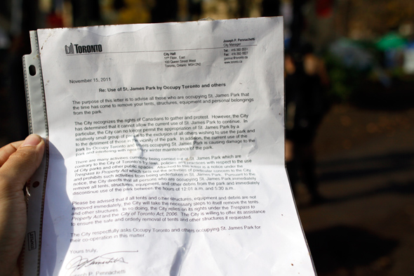 Occupy Toronto Eviction