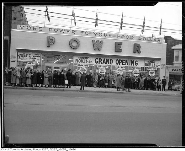Toronto History grocery stores