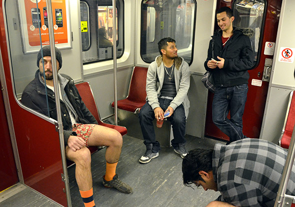 No Pants Subway Toronto