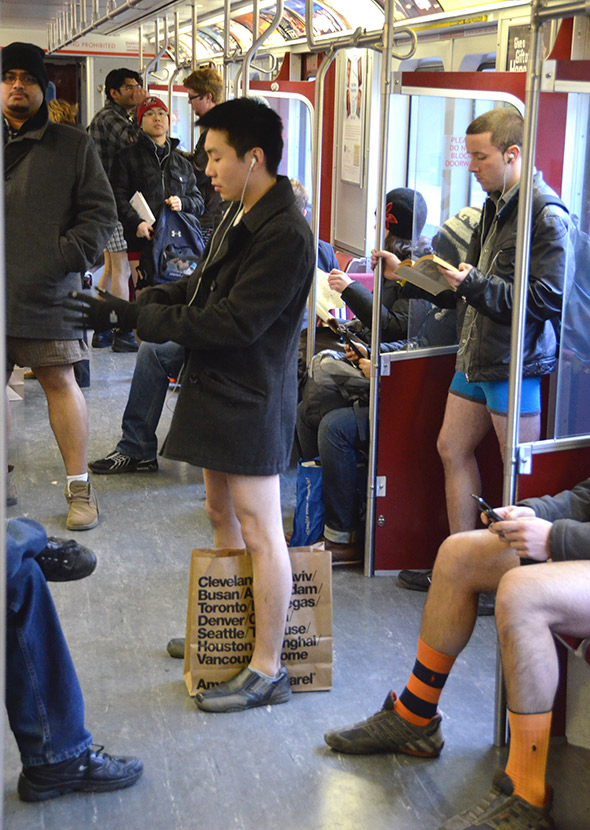 No Pants Subway Toronto