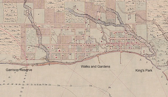 Walks and Gardens Shoreline Phillpots Map