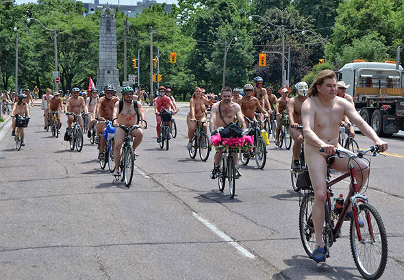 World Naked Bike Ride Toronto