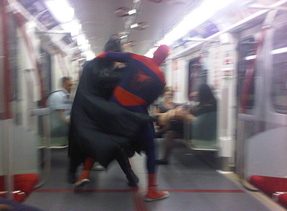 Fight on Subway