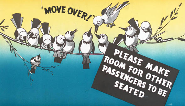 ttc subway cards advertisements birds