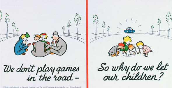 ttc subway cards advertisements kids play road