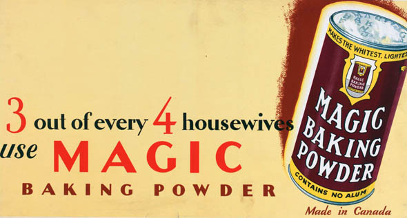 vintage ttc advertisements magic baking powder