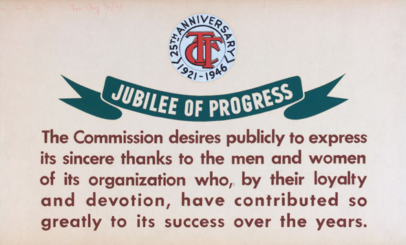 vintage ttc adverts jubilee of progress