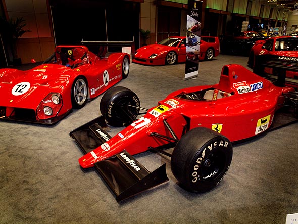 Ferraris at the Auto Show