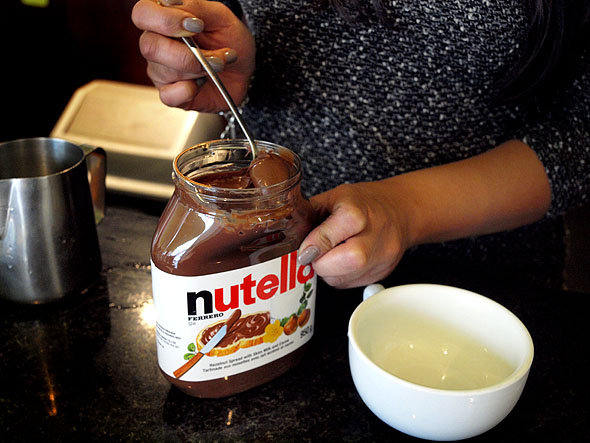 A spoonful of Nutella